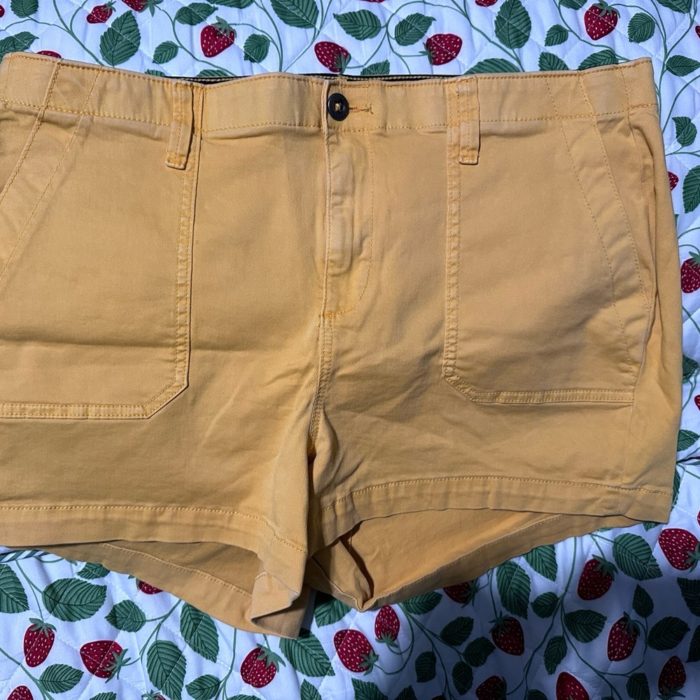 Torrid Yellow Shorts Classic Style